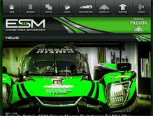 Tablet Screenshot of esmracing.com